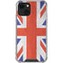 United Kingdom Flag Distressed iPhone 14 Clear Case