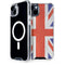 United Kingdom Flag Distressed iPhone 15 Plus MagSafe Case