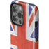United Kingdom Flag Distressed iPhone 14 Pro Impact Case