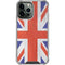 United Kingdom Flag Distressed iPhone 15 Pro Max Clear Case
