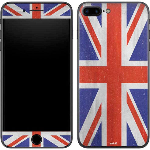 United Kingdom Flag Distressed iPhone 8 Plus Skin