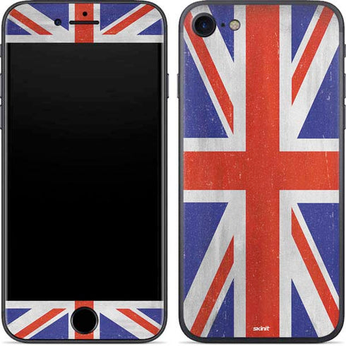 United Kingdom Flag Distressed iPhone 8 Skin