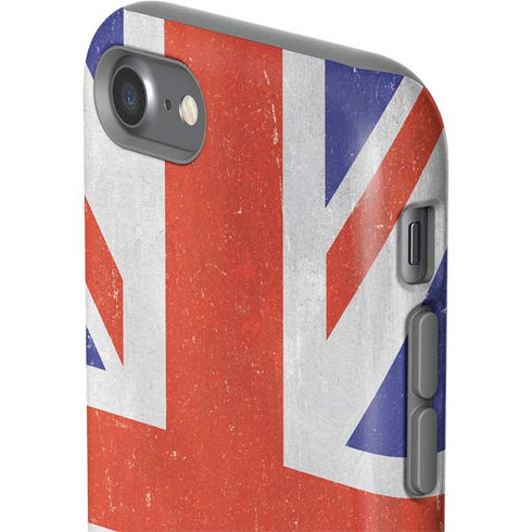 United Kingdom Flag Distressed iPhone SE (2nd & 3rd Gen) Pro Case