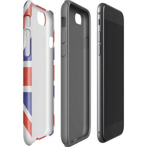 United Kingdom Flag Distressed iPhone SE (2nd & 3rd Gen) Pro Case