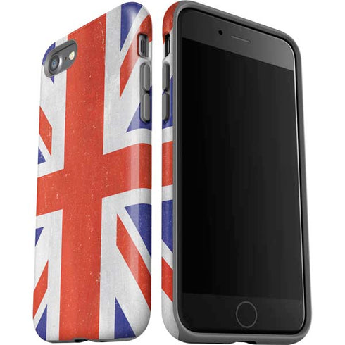 United Kingdom Flag Distressed iPhone SE (2nd & 3rd Gen) Pro Case