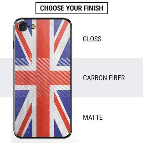 United Kingdom Flag Distressed iPhone SE (2nd & 3rd Gen) Skin