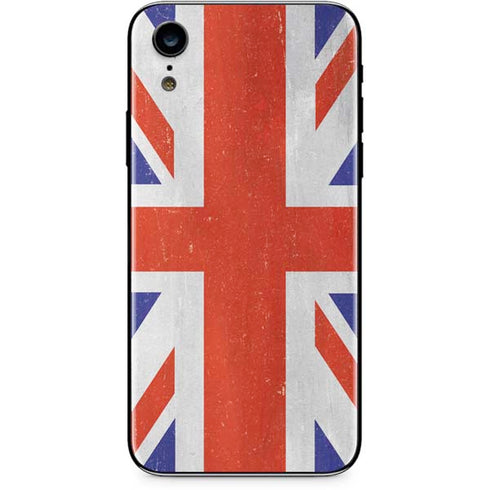United Kingdom Flag Distressed iPhone XR Skin