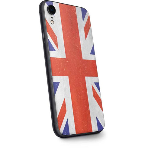 United Kingdom Flag Distressed iPhone XR Skin