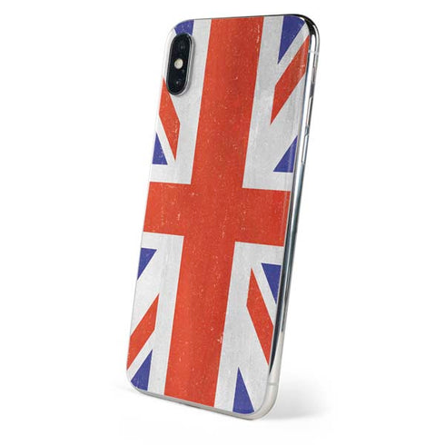 United Kingdom Flag Distressed iPhone XS Max Skin