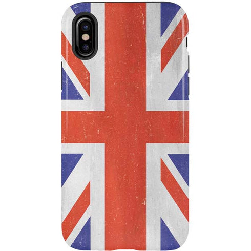 United Kingdom Flag Distressed iPhone XS Pro Case