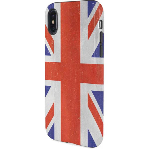 United Kingdom Flag Distressed iPhone XS Pro Case