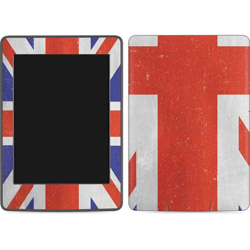 United Kingdom Flag Distressed Amazon Kindle Skin