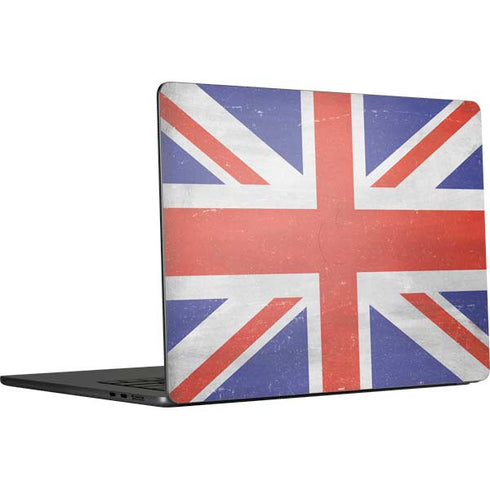 United Kingdom Flag Distressed MacBook Air 15 in (2023) Skin