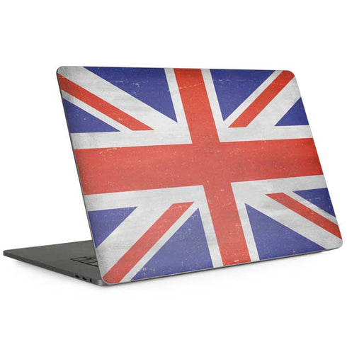United Kingdom Flag Distressed Apple MacBook Pro 15-inch Skin