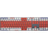 United Kingdom Flag Distressed Magic Keyboard with Numeric Keypad Skin