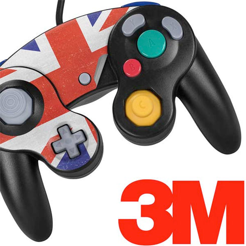 United Kingdom Flag Distressed Nintendo GameCube Controller Skin