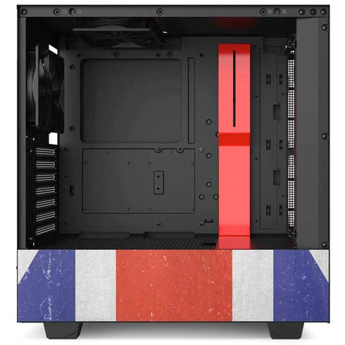 United Kingdom Flag Distressed NZXT H510 Compact ATX Mid-Tower Case Skin