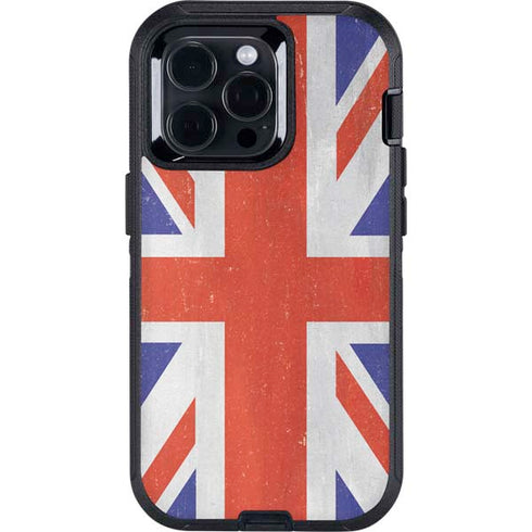 United Kingdom Flag Distressed Otterbox Defender iPhone Skin