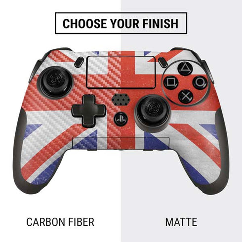 United Kingdom Flag Distressed PlayStation Scuf Vantage 2 Controller Skin