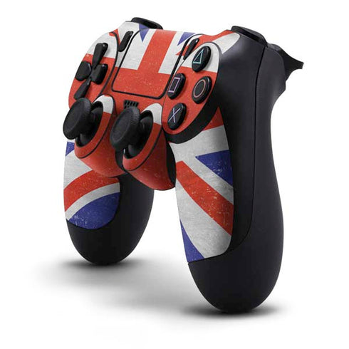 United Kingdom Flag Distressed PS4 Controller Skin