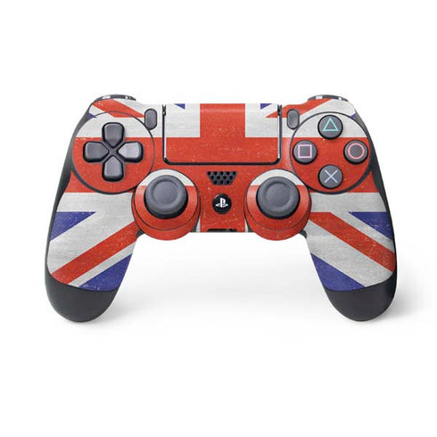 United Kingdom Flag Distressed PS4 Controller Skin
