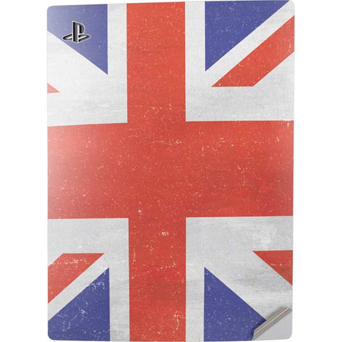 United Kingdom Flag Distressed PS5 Digital Edition Console Skin