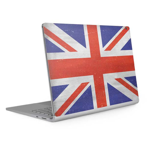 United Kingdom Flag Distressed Surface Book 2 13.5in Skin