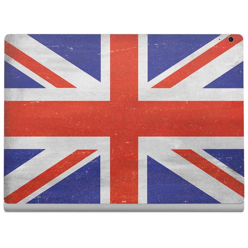 United Kingdom Flag Distressed Surface Book 2 15in Skin