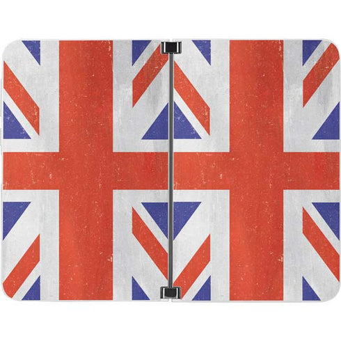 United Kingdom Flag Distressed Surface Duo Skin