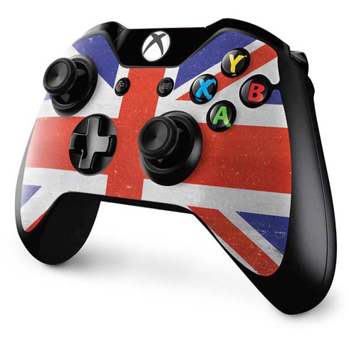 United Kingdom Flag Distressed Xbox One Controller Skin
