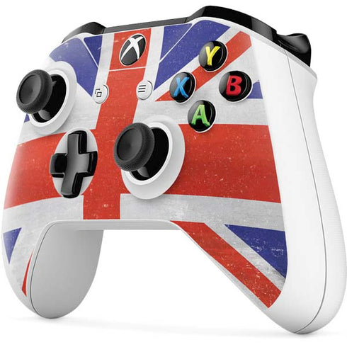 United Kingdom Flag Distressed Xbox One S Controller Skin