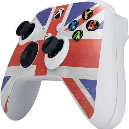 United Kingdom Flag Distressed Xbox Series S Controller Skin