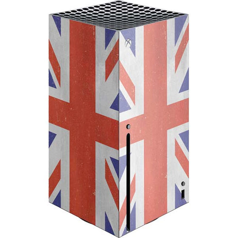 United Kingdom Flag Distressed Xbox Series X Console Skin