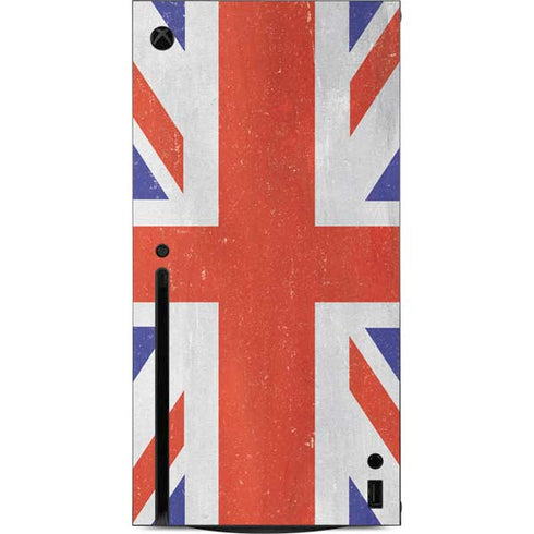United Kingdom Flag Distressed Xbox Series X Console Skin