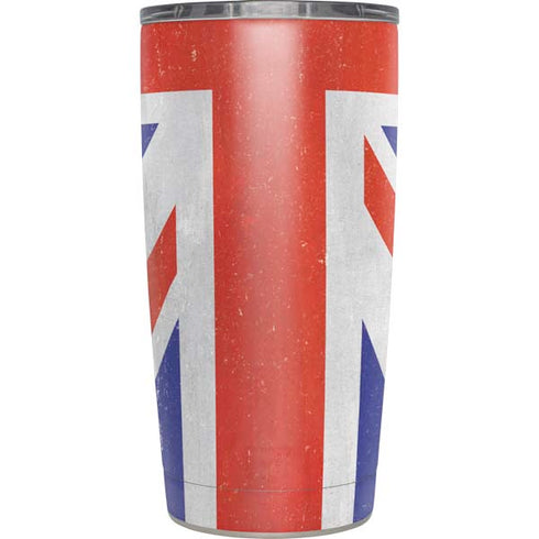 United Kingdom Flag Distressed Yeti 20oz Tumbler Skin