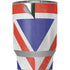 United Kingdom Flag Distressed Yeti 20oz Tumbler Skin