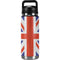 United Kingdom Flag Distressed YETI Rambler 26oz Bottle Skin