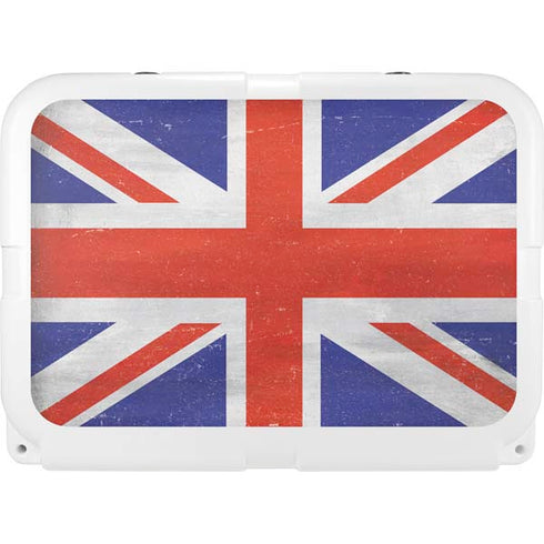 United Kingdom Flag Distressed YETI Tundra 35 Hard Cooler Skin