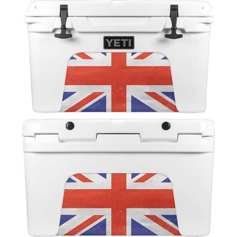 United Kingdom Flag Distressed YETI Tundra 45 Hard Cooler Skin