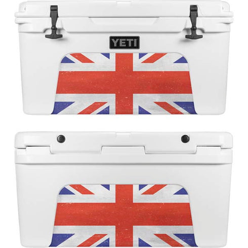 United Kingdom Flag Distressed YETI Tundra 75 Hard Cooler Skin