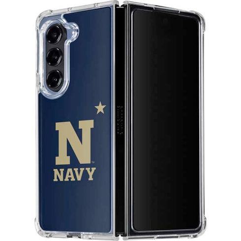 United States Naval Academy USNA Galaxy Z Fold5 5G Clear Case