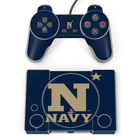 United States Naval Academy USNA PlayStation Classic Bundle Skin