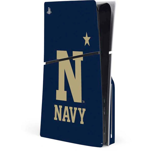 United States Naval Academy USNA PS5 Slim Disk Console Skin