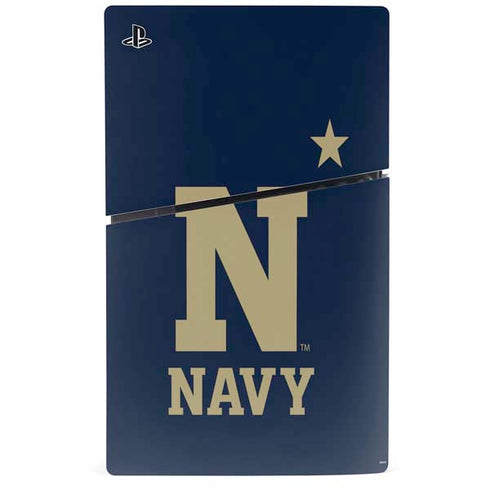 United States Naval Academy USNA PS5 Slim Disk Console Skin