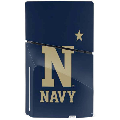 United States Naval Academy USNA PS5 Slim Disk Console Skin