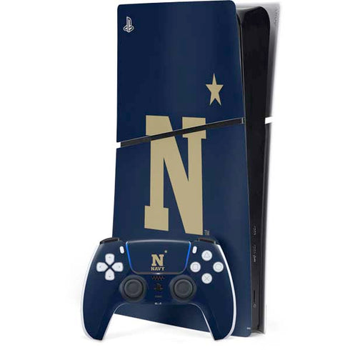 United States Naval Academy USNA PS5 Slim Digital Edition Bundle Skin