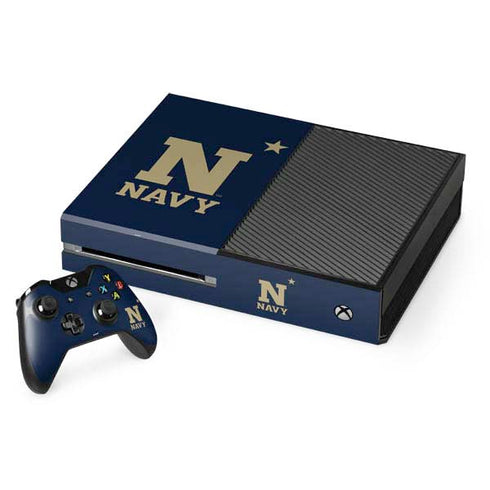 United States Naval Academy USNA Xbox One Console and Controller Bundle Skin