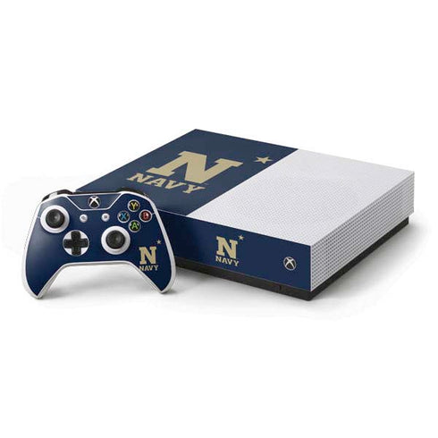 United States Naval Academy USNA Xbox One S All-Digital Edition Bundle Skin