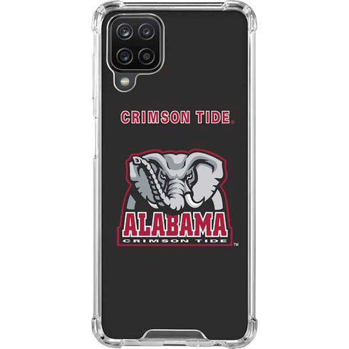 University of Alabama Primary Logo Galaxy A12 Clear Case