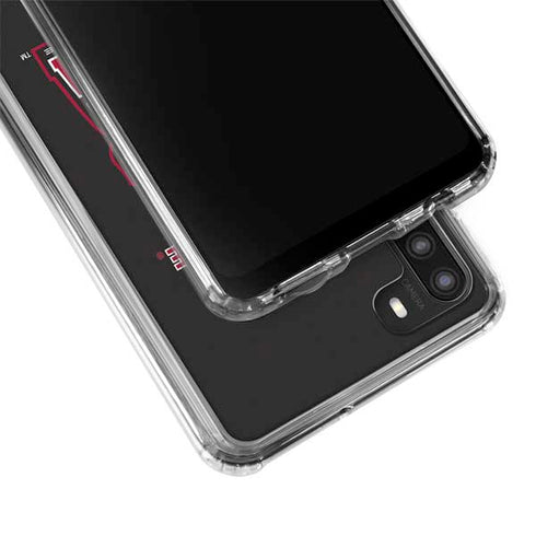 University of Alabama Primary Logo Galaxy A21 Clear Case